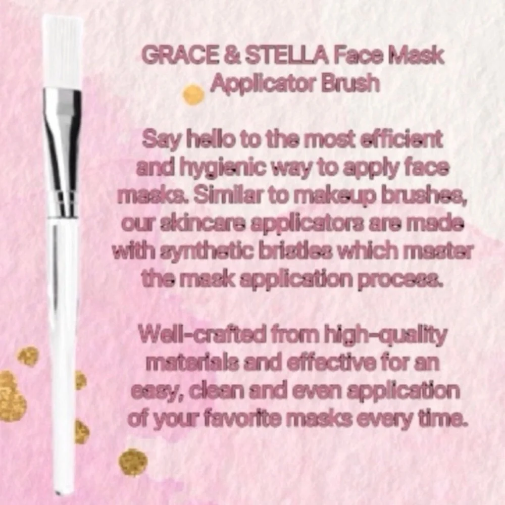 ππ*FREE with any mask! GRACE & STELLA Face Mask Applicator Brush *BNIP - Picture 6 of 12